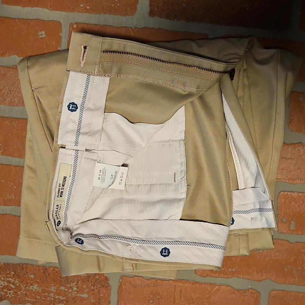 Haggar Classic Stretch Fit Pants 36x34